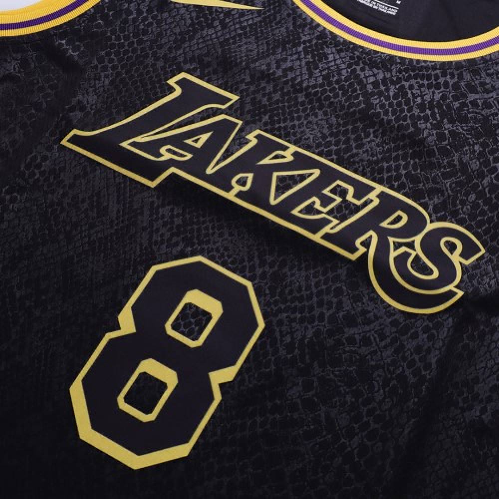 Men's Los Angeles Lakers Kobe Bryant #8 Black Swingman Jersey - City Edition-Pro Kit Vault | Brand New 26/27 Sports Jerseys